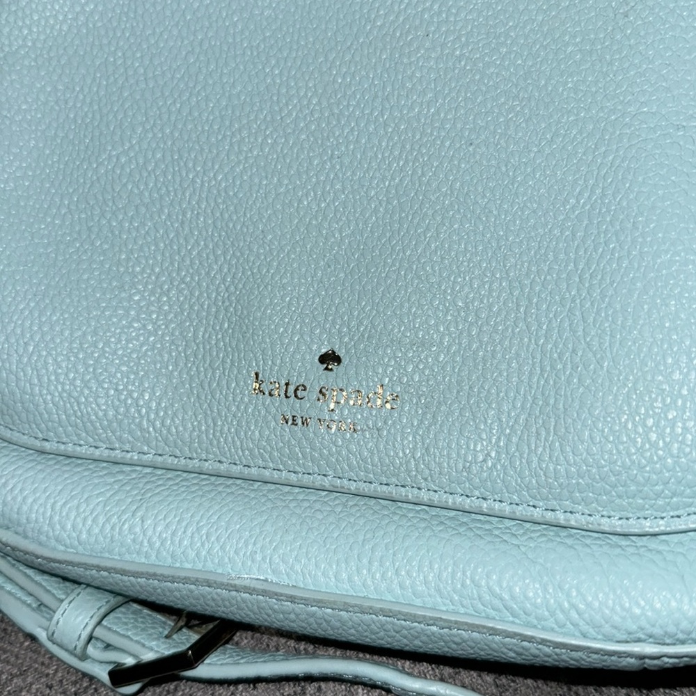 NWT Kate Spade Orchard Street PENELOPE Crossbody Bag Grace Blue with Tassels - Picture 2 of 9